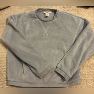 Athleta Girl Feelin’ Great Crewneck Sweatshirt Light Blue Sz M